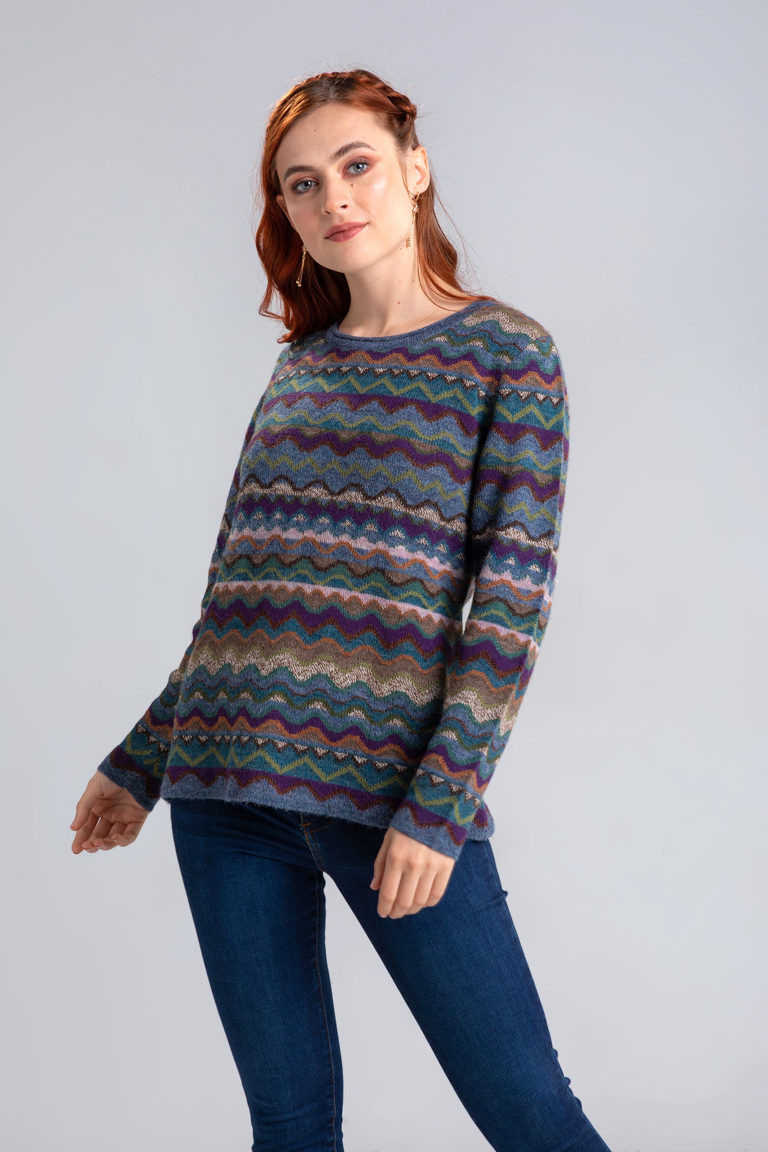 Zigzag, Alpaca Sweater