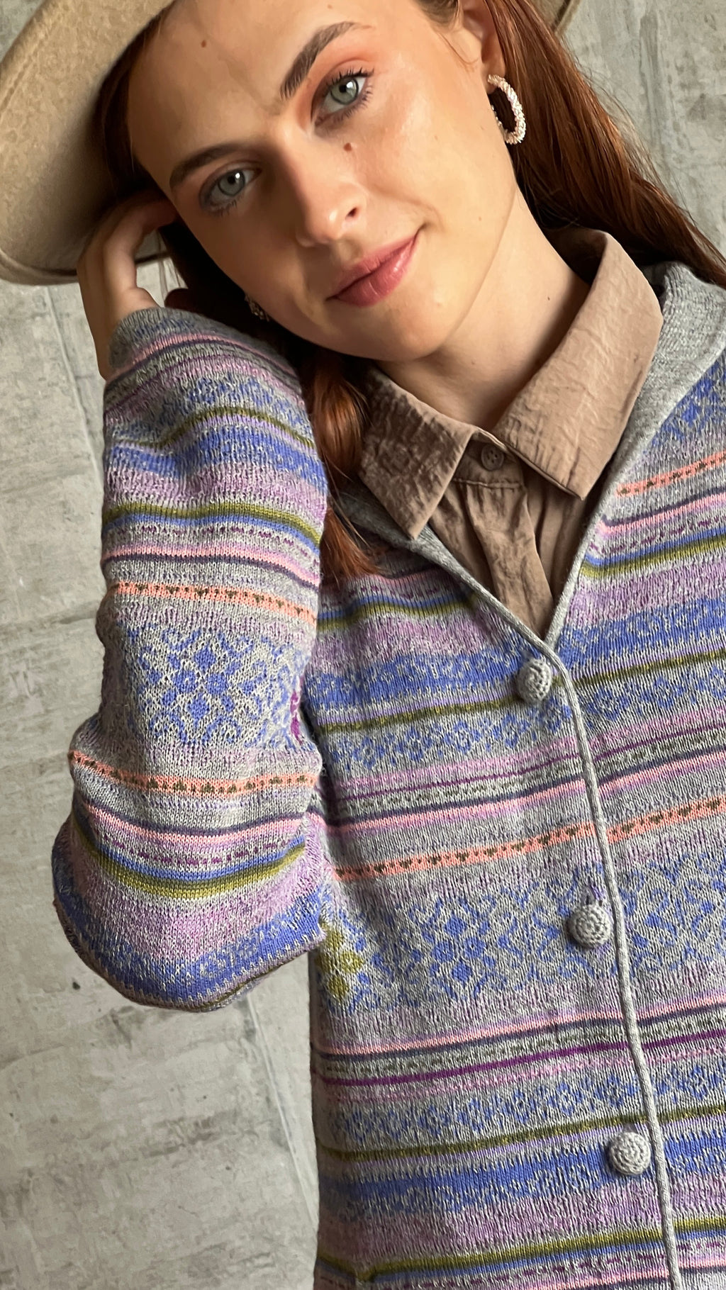 Atiana, Babyalpaca Cardigan Grey