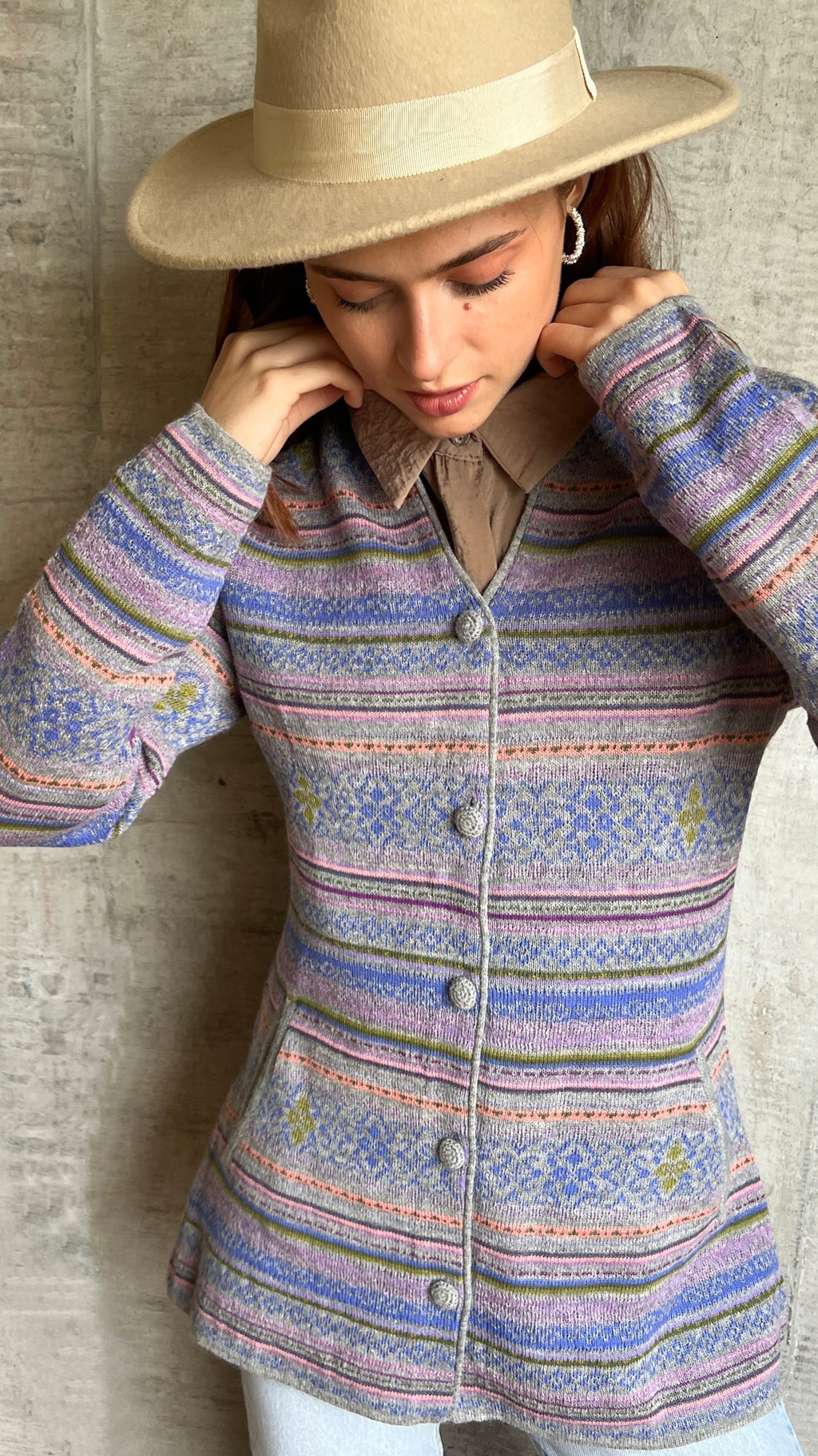 Atiana, Babyalpaca Cardigan Grey
