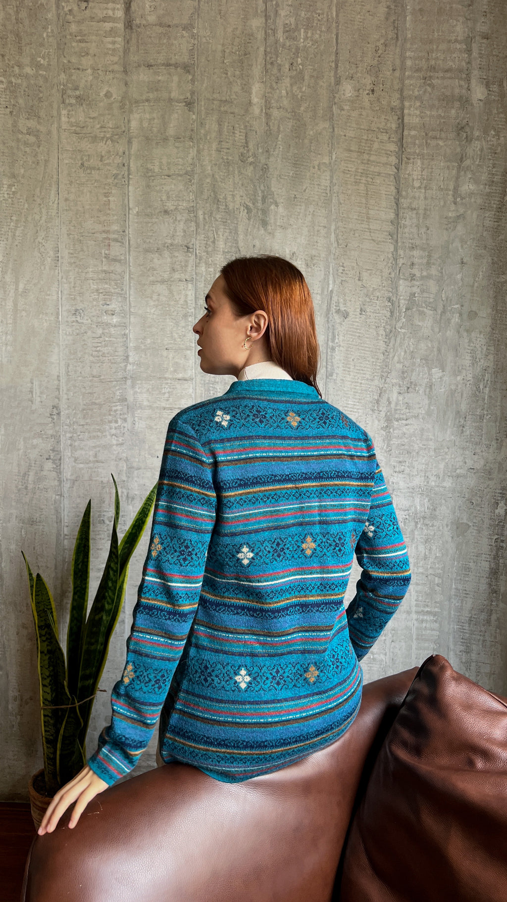 Atiana, Babyalpaca Cardigan Turquoise