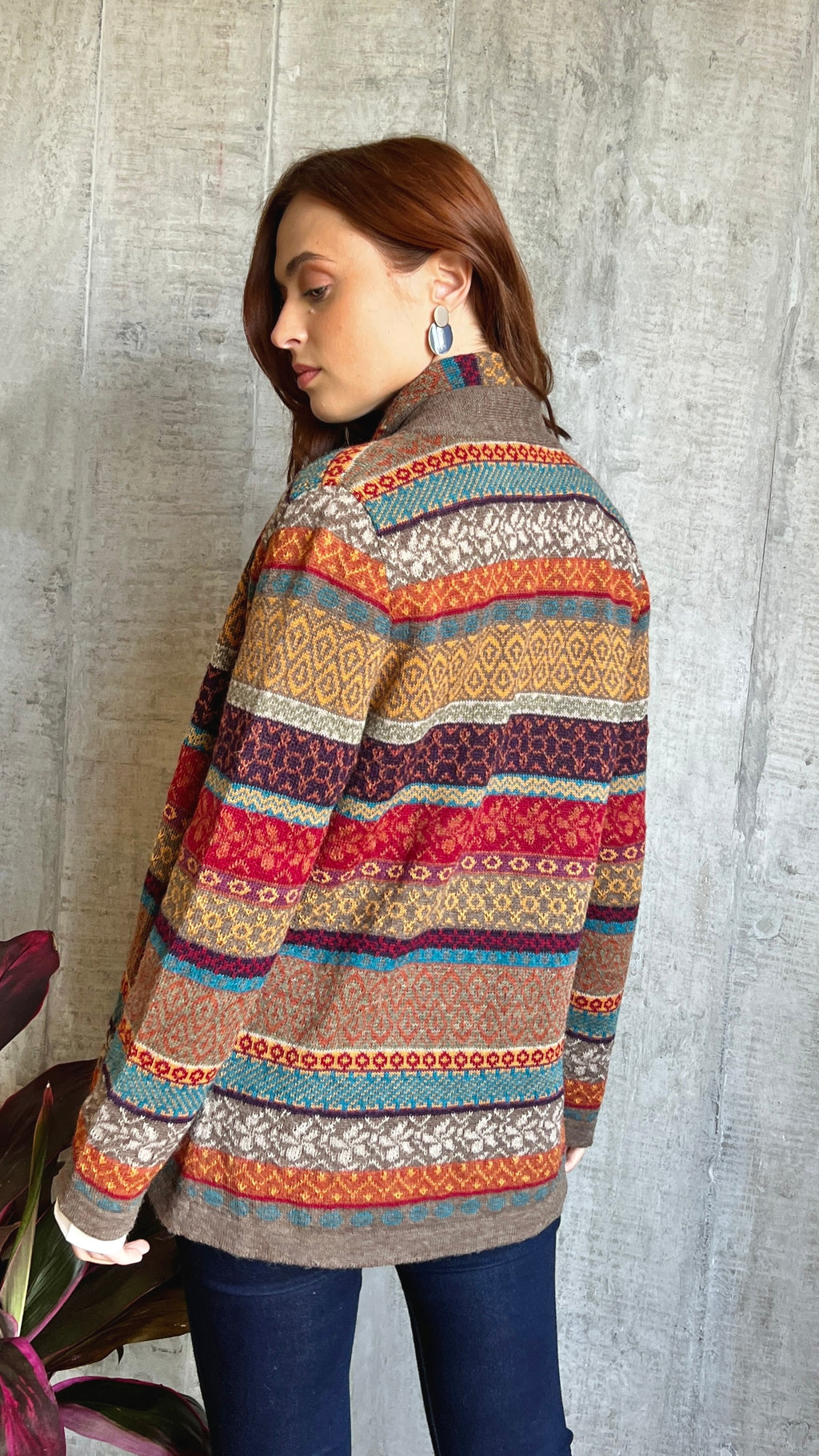 Cárdigan de alpaca para mujer - Eliana