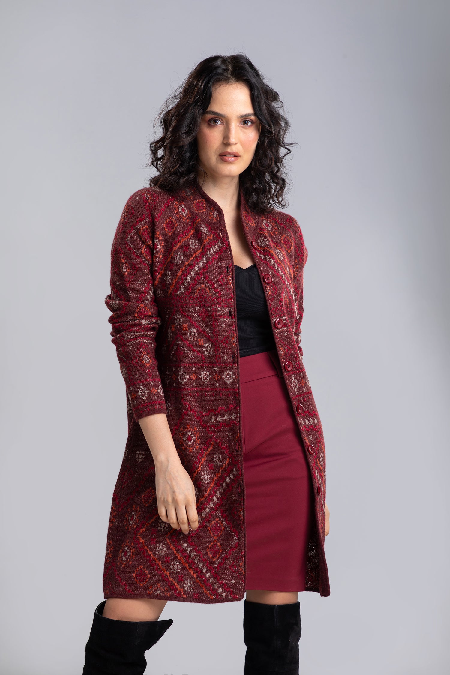 Ethnic, Babyalpaca Cardigan
