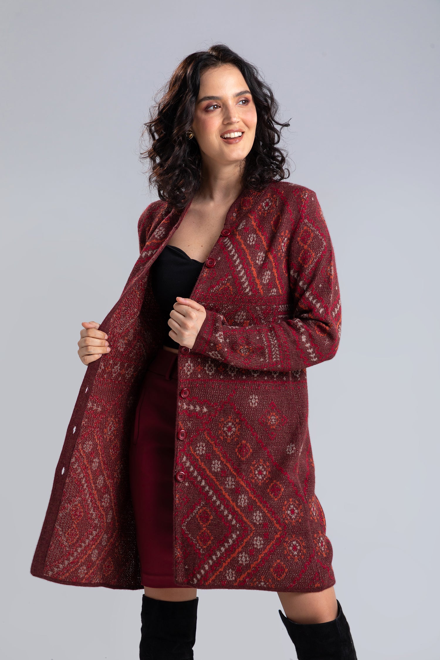 Ethnic, Babyalpaca Cardigan