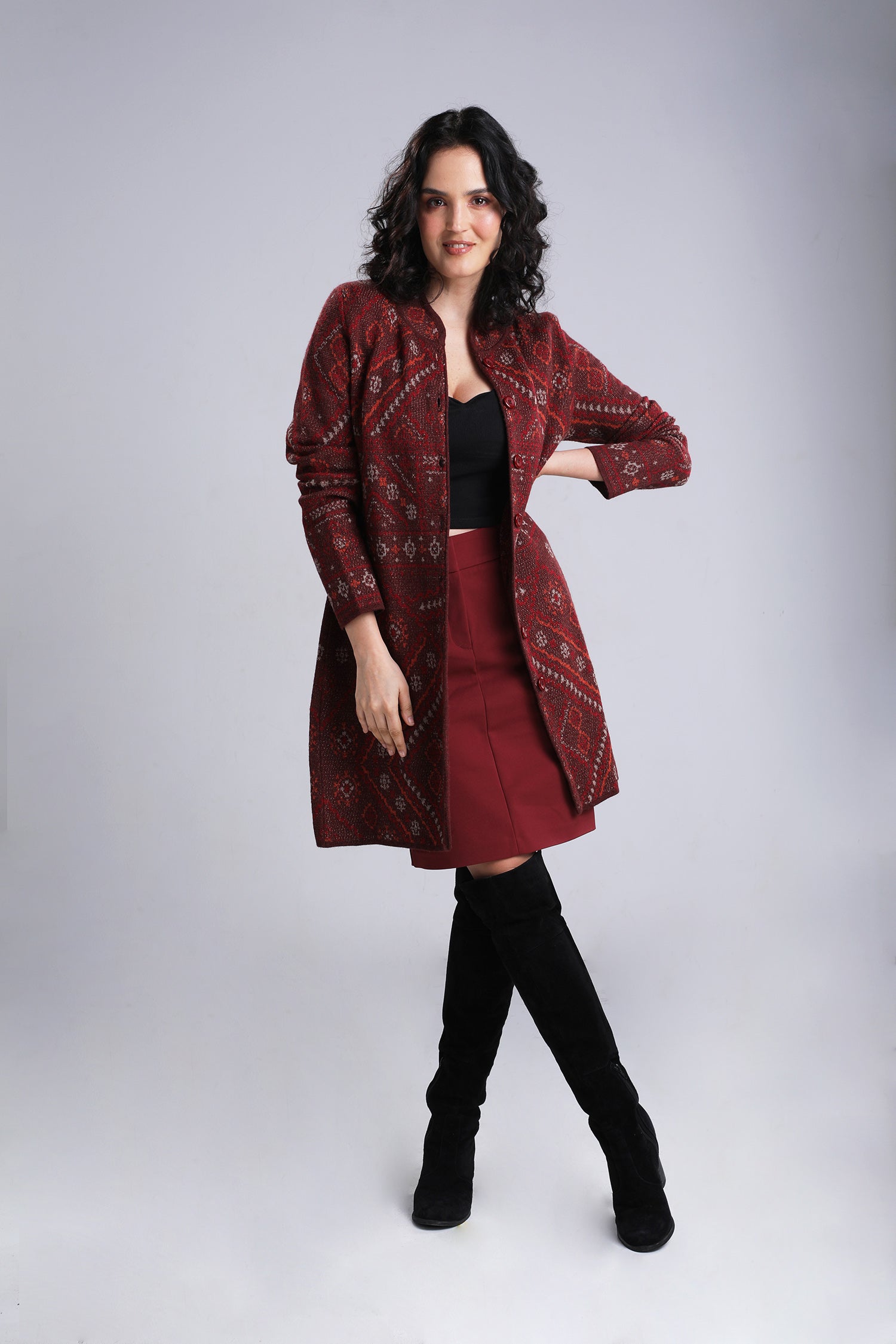 Ethnic, Babyalpaca Cardigan