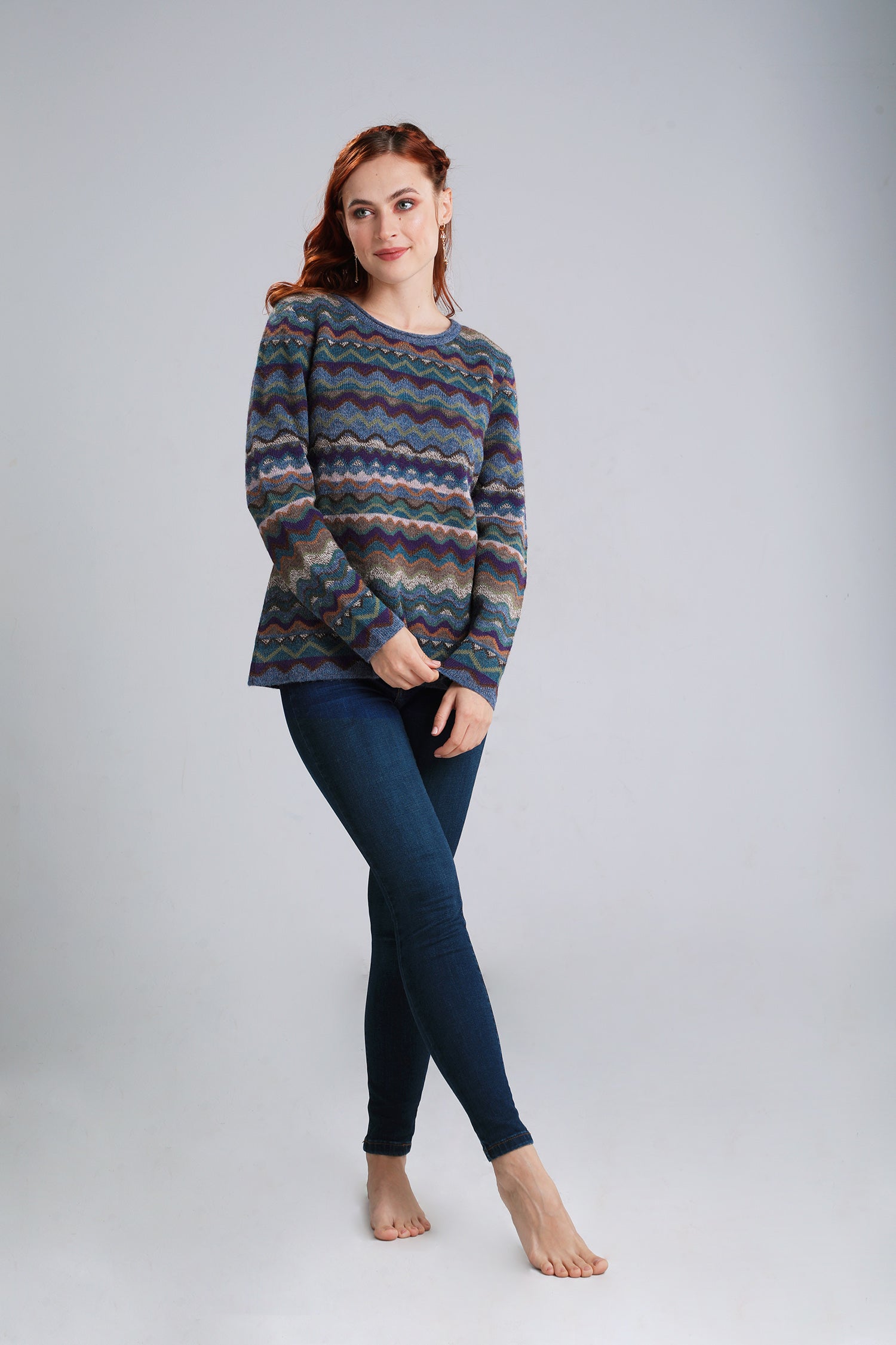 Zigzag, Alpaca Sweater