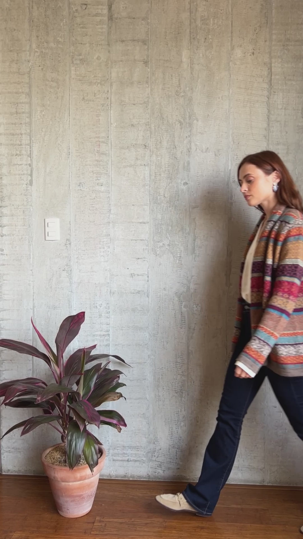 Cárdigan de alpaca para mujer - Eliana